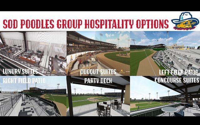 The Amarillo Sod Poodles Announced  Premium Group and Hospitality Options For The Inaugural 2019 Season