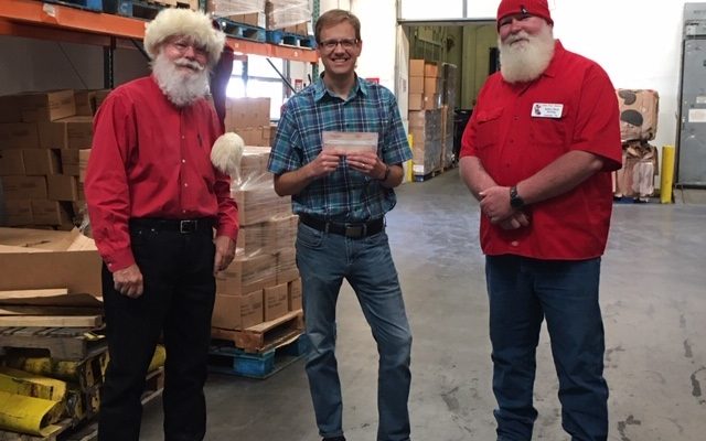 High Plains Food Bank Receives Special Donation From Special Jolly Friend