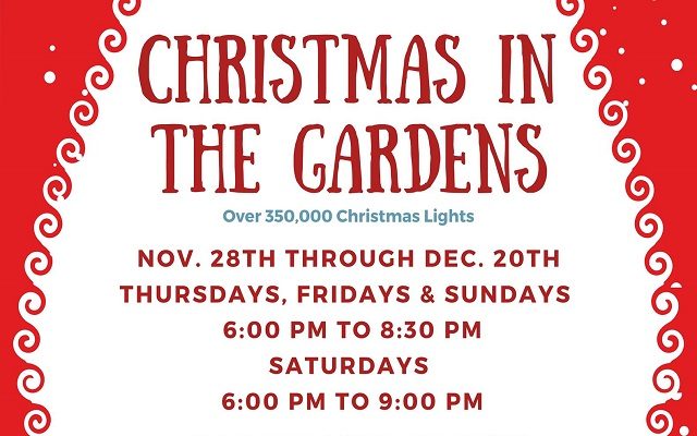 Amarillo Botanical Gardens “Christmas in the Garden”