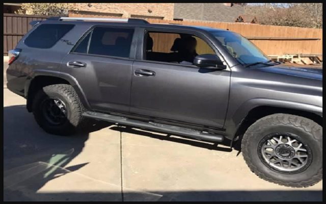 UPDATE: FOUND; Crime Stoppers Searching For Stolen 2018 Grey Toyota 4Runner