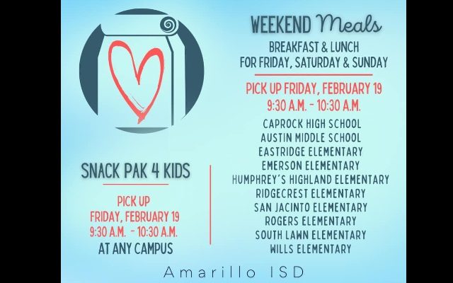 AISD and Snack Pak For Kids Offering Free Weekend Meals