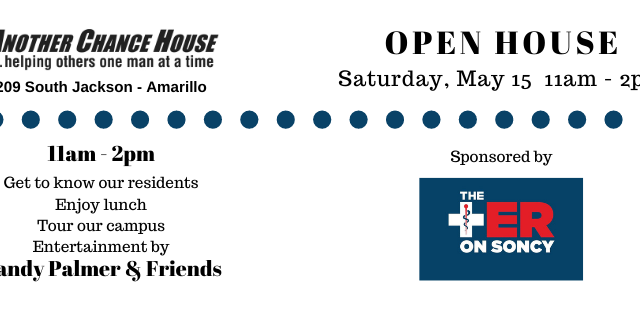 Another Chance Open House on May 15