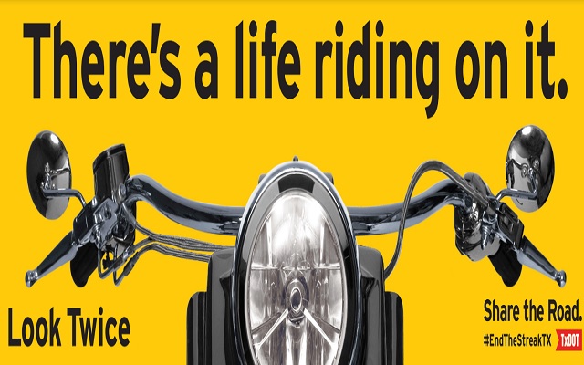TxDOT: Share the Road: Look Twice for Motorcycles Campaign