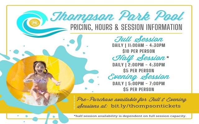 Thompson Park Pool Ribbon Cutting and Grand Opening