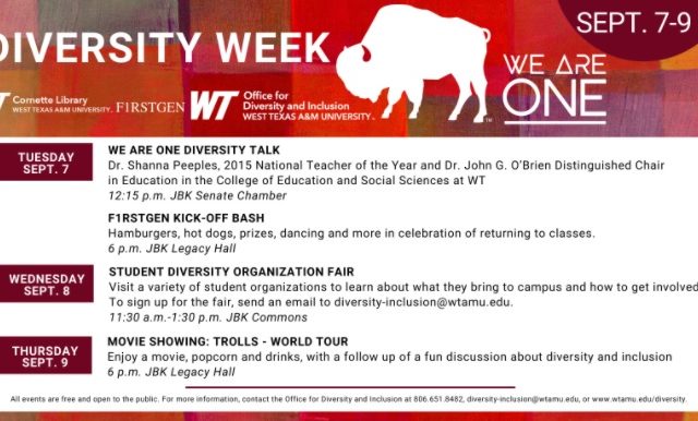 West Texas A&M University Diversity Week