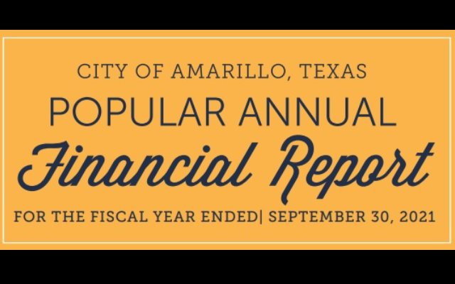 City of Amarillo Released Popular Annual Financial Report
