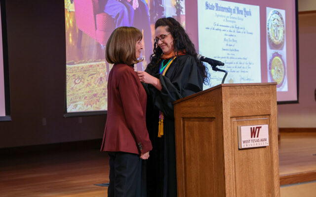 WT Honored Mary Wendler at Graduation Ceremony for Nursing Students