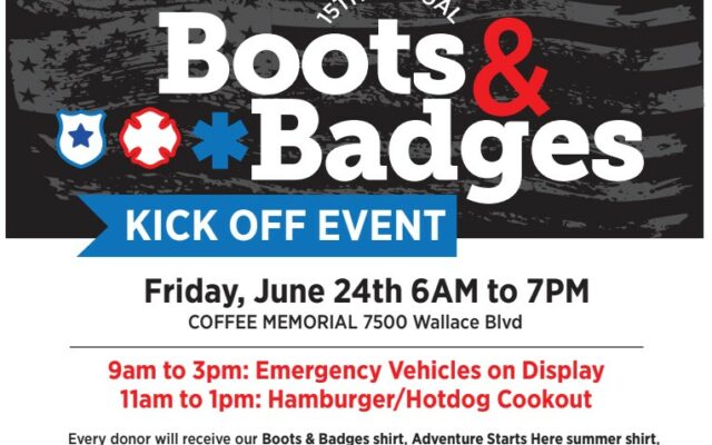 Boots and Badges Kick Off Event