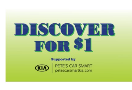 Discover For a Dollar This Weekend