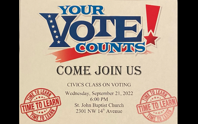 Learn Why Your Vote Counts on the 21st