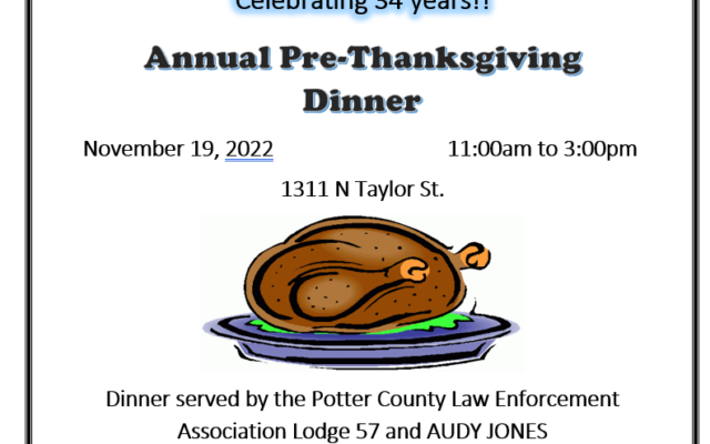 Hilltop Senior Citizens Pre Thanksgiving Dinner