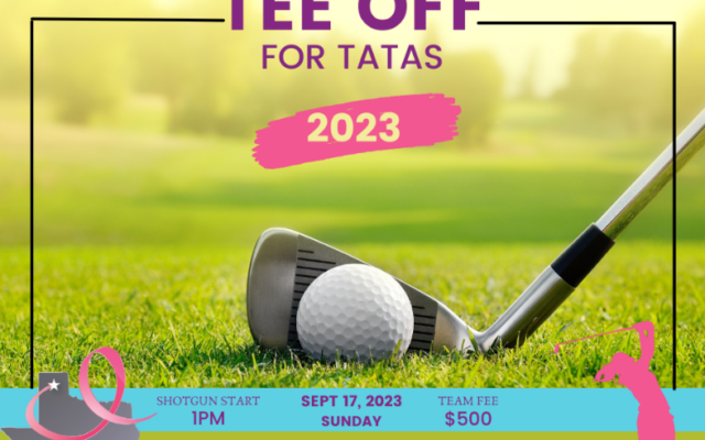 “Tee Off For Tatas” Golf Tournament Set For September 17th