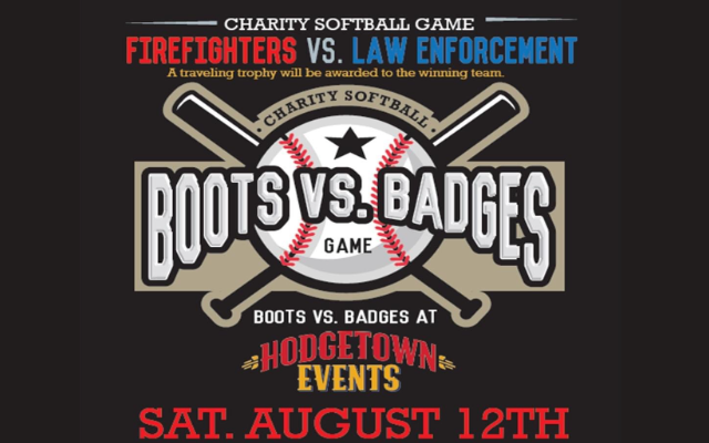Boots vs. Badges Charity Softball Game Set for August 12th