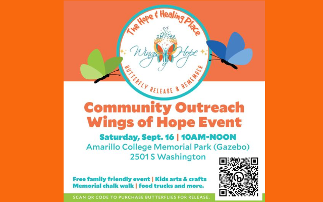 Wings of Hope Celebration Next Week at Amarillo College