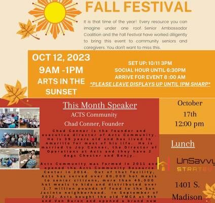Coalition Host Fall Fest At Arts In The Sunset