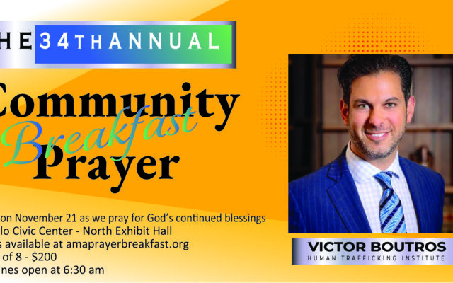 Victor Boutros To Speak At Annual Prayer Breakfast