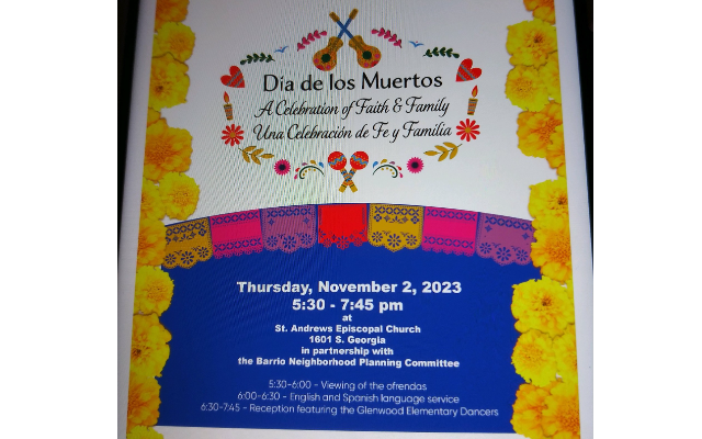 BNPC, St. Andrew’s Church Hosting Celebration for El Dia de Los Muertos