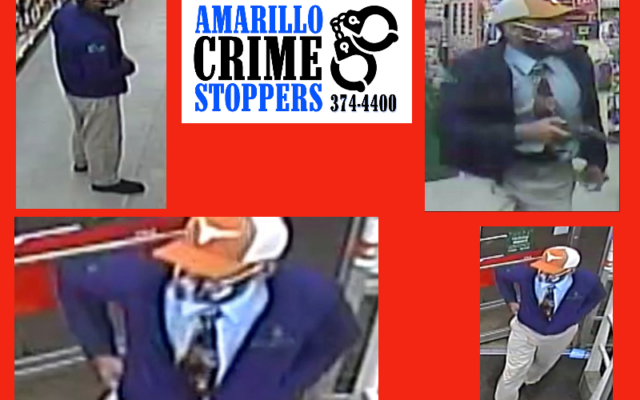 Amarillo Crime Stoppers Hunting For Armed Robbery Suspect
