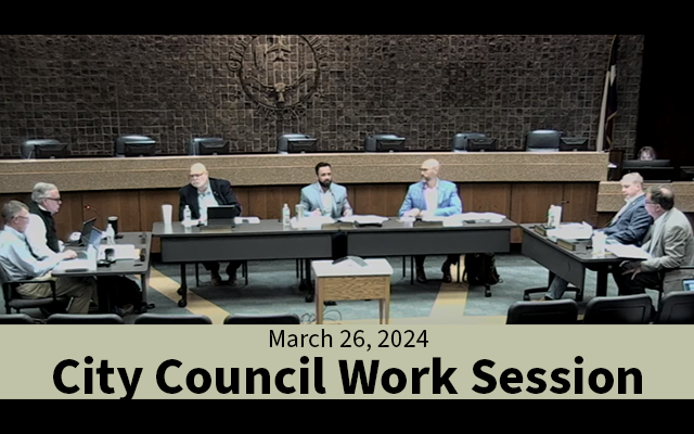 City Council Work Session-Communication, Advise & Consent