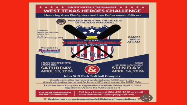 West Texas Heroes Challenge Softball Tournament